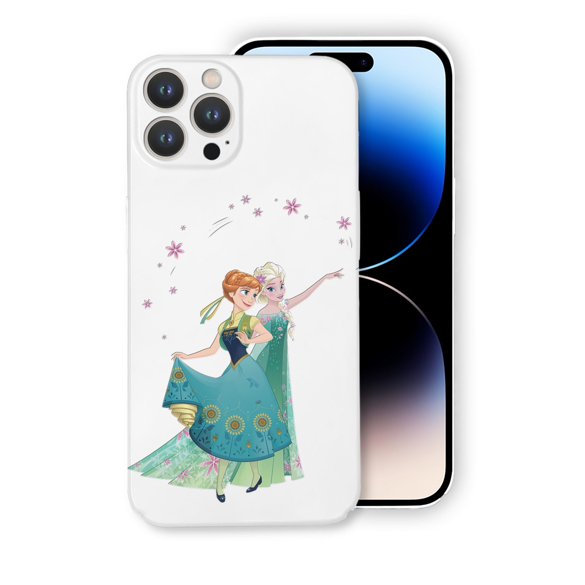 （画像用） アナと雪の女王 アンナ エルサ Frozen Anna Elsa 【iPhone 14シリーズ対応】ハードケース